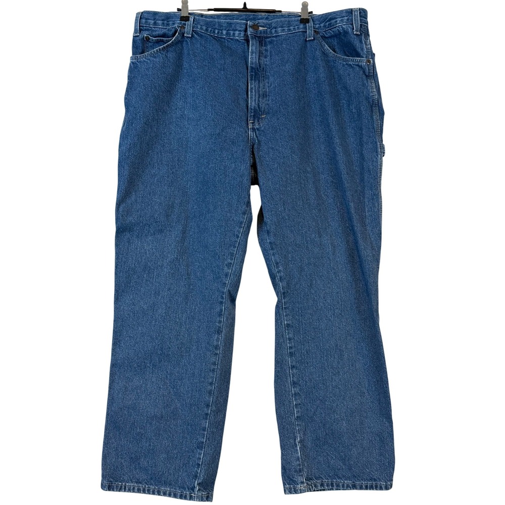 Dickies Mens Relaxed Fit Carpenter Jeans Blue Denim 42x30 Medium Wash Gorpcore